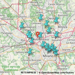Mappa Palazzo C1 Condominio AR.CO, 20021 Bollate MI, Italia (7.15778)