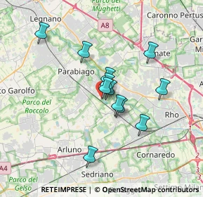 Mappa Via Oceano, 20014 Nerviano MI, Italia (2.7225)