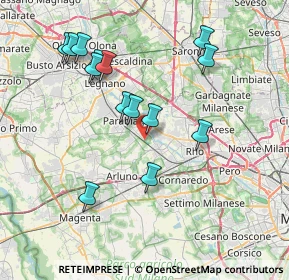 Mappa Via Oceano, 20014 Nerviano MI, Italia (7.59429)