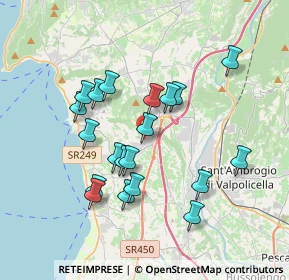 Mappa Via Roma, 37010 Cavaion Veronese VR, Italia (3.3565)