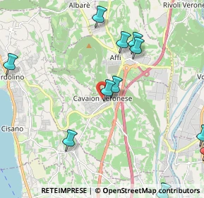 Mappa Via Roma, 37010 Cavaion Veronese VR, Italia (2.57)