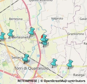 Mappa Viale della Vittoria, 36040 Torri di Quartesolo VI, Italia (2.50455)