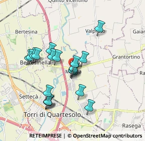 Mappa Viale della Vittoria, 36040 Torri di Quartesolo VI, Italia (1.547)