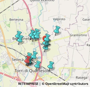 Mappa Viale della Vittoria, 36040 Torri di Quartesolo VI, Italia (1.592)