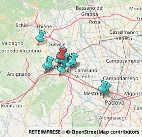 Mappa Viale della Vittoria, 36040 Torri di Quartesolo VI, Italia (8.61308)