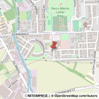 Mappa Via Carlo Cattaneo, 22, 20021 Bollate, Milano (Lombardia)