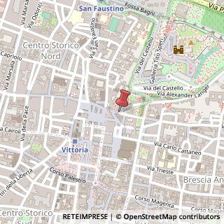 Mappa Via dei Musei, 18/a, 25121 Brescia, Brescia (Lombardia)