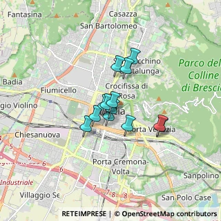 Mappa Via Cesare Beccaria, 25121 Brescia BS, Italia (1.08077)