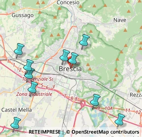 Mappa Via dei Musei, 25122 Brescia BS, Italia (5.12455)