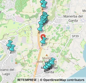 Mappa Via dei Rovaroli, 25080 Manerba del Garda BS, Italia (1.091)