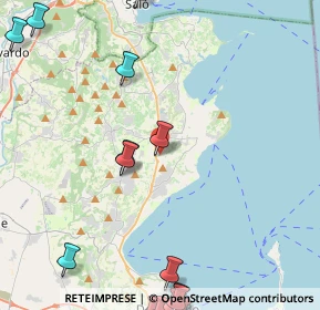 Mappa Via dei Rovaroli, 25080 Manerba del Garda BS, Italia (6.8835)