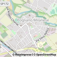 Mapa Pogliano Milanese