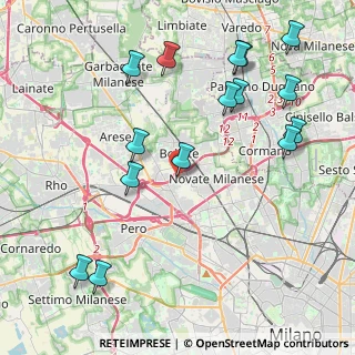 Mappa Via Fratelli Rosselli, 20021 Baranzate MI, Italia (4.85267)