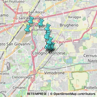 Mappa 20093 Cologno Monzese MI, Italia (0.86643)