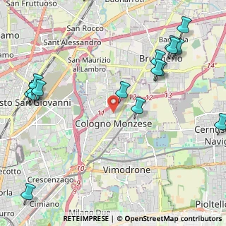 Mappa 20093 Cologno Monzese MI, Italia (2.88235)