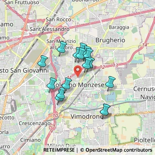 Mappa 20093 Cologno Monzese MI, Italia (1.43563)