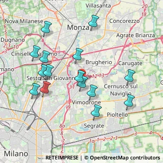 Mappa 20093 Cologno Monzese MI, Italia (4.014)