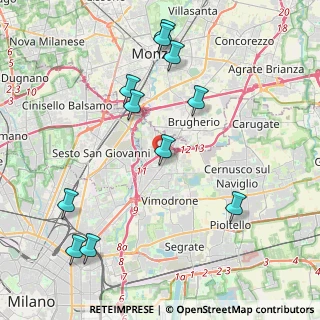 Mappa 20093 Cologno Monzese MI, Italia (4.64)