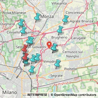 Mappa 20093 Cologno Monzese MI, Italia (4.225)