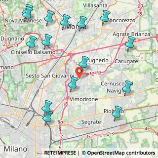 Mappa 20093 Cologno Monzese MI, Italia (5.566)