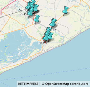 Mappa Via Giacinto Gallina, 30016 Jesolo VE, Italia (8.021)