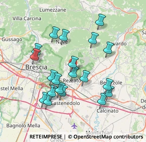 Mappa Via Molinetto, 25082 Botticino BS, Italia (7.1175)