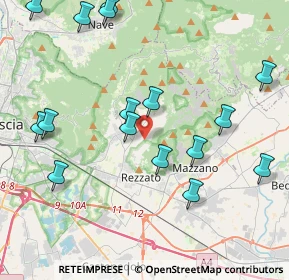 Mappa Via Molinetto, 25082 Botticino BS, Italia (4.72125)