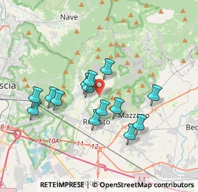 Mappa Via Molinetto, 25082 Botticino BS, Italia (3.08714)