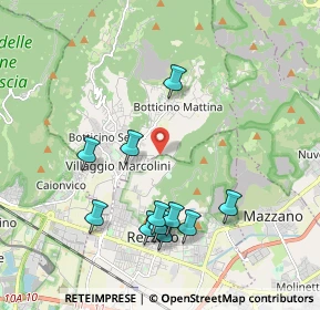 Mappa Via Molinetto, 25082 Botticino BS, Italia (1.99727)