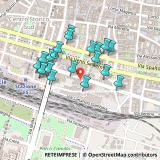 Mappa Palazzo delle Sfere Via Solferino, 25121 Brescia BS, Italia (0.214)