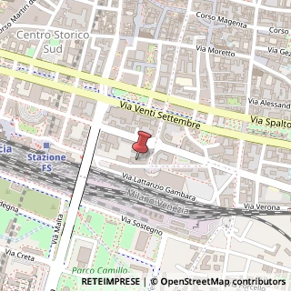 Mappa Via Lattanzio Gambara, 75, 25121 Brescia, Brescia (Lombardia)