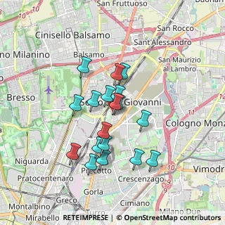Mappa Via Umberto Fogagnolo, 20099 Sesto San Giovanni MI, Italia (1.43278)
