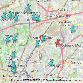 Mappa Via Umberto Fogagnolo, 20099 Sesto San Giovanni MI, Italia (3.02059)