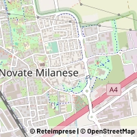 Hartă Novate Milanese