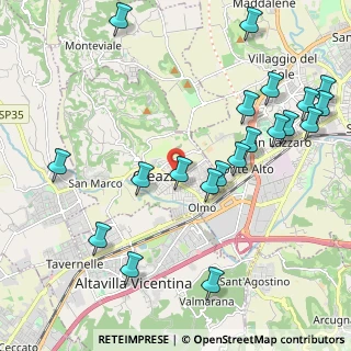 Mappa Via Pegoruzzo, 36051 Creazzo VI, Italia (2.4985)