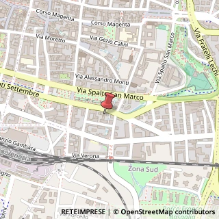 Mappa Via XXV Aprile, 18, 25121 Brescia, Brescia (Lombardia)