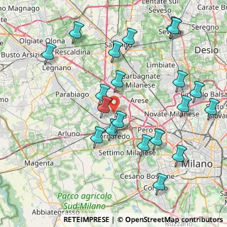 Mappa Via Lodovico il Moro, 20017 Rho MI, Italia (9.011)