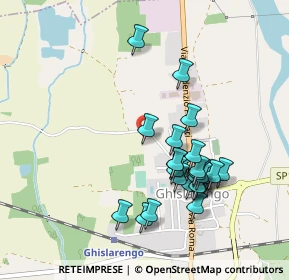 Mappa Via Giosuè Carducci, 13030 Ghislarengo VC, Italia (0.44815)