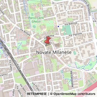 Mappa Via Giuseppe Garibaldi, 8/a, 20026 Novate Milanese, Milano (Lombardia)