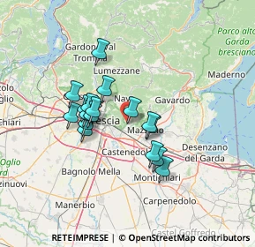 Mappa Via Camillo Benso Cavour, 25082 Botticino BS, Italia (10.73765)