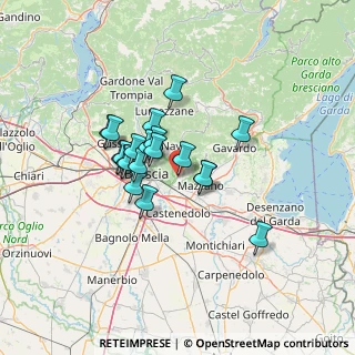 Mappa Via Camillo Benso Cavour, 25082 Botticino BS, Italia (9.9765)