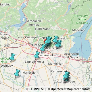 Mappa Via Camillo Benso Cavour, 25082 Botticino BS, Italia (15.42412)
