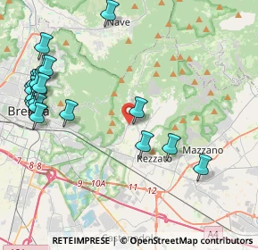 Mappa Via Camillo Benso Cavour, 25082 Botticino BS, Italia (5.2235)