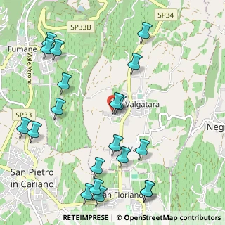 Mappa Via Pozzo, 37020 Marano di Valpolicella VR, Italia (1.307)