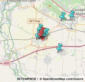 Mappa Via IV Novembre, 25032 Chiari BS, Italia (1.99909)