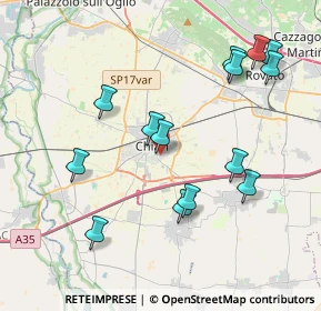 Mappa Via IV Novembre, 25032 Chiari BS, Italia (4.11071)