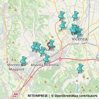 Mappa Via San Francesco, 36051 Creazzo VI, Italia (4.08071)