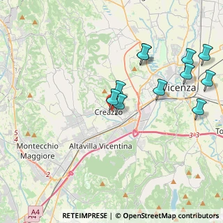 Mappa Via San Francesco, 36051 Creazzo VI, Italia (4.26818)