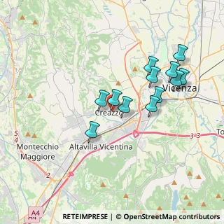 Mappa Via San Francesco, 36051 Creazzo VI, Italia (3.27667)