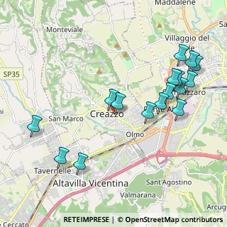Mappa Via San Francesco, 36051 Creazzo VI, Italia (2.24125)